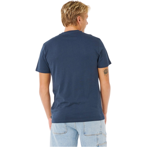 2026 Rip Curl Mens Wettie Icon Tee 10VMTE - Dark Navy